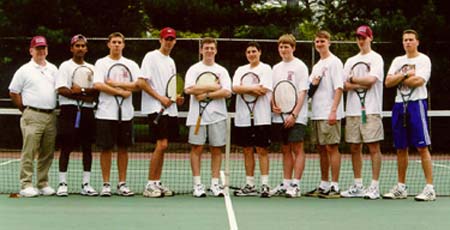 1997-1998 Muhlenberg Men's Tennis Team Picture