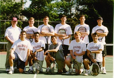 1998-1999 Muhlenberg Men's Tennis Team Picture